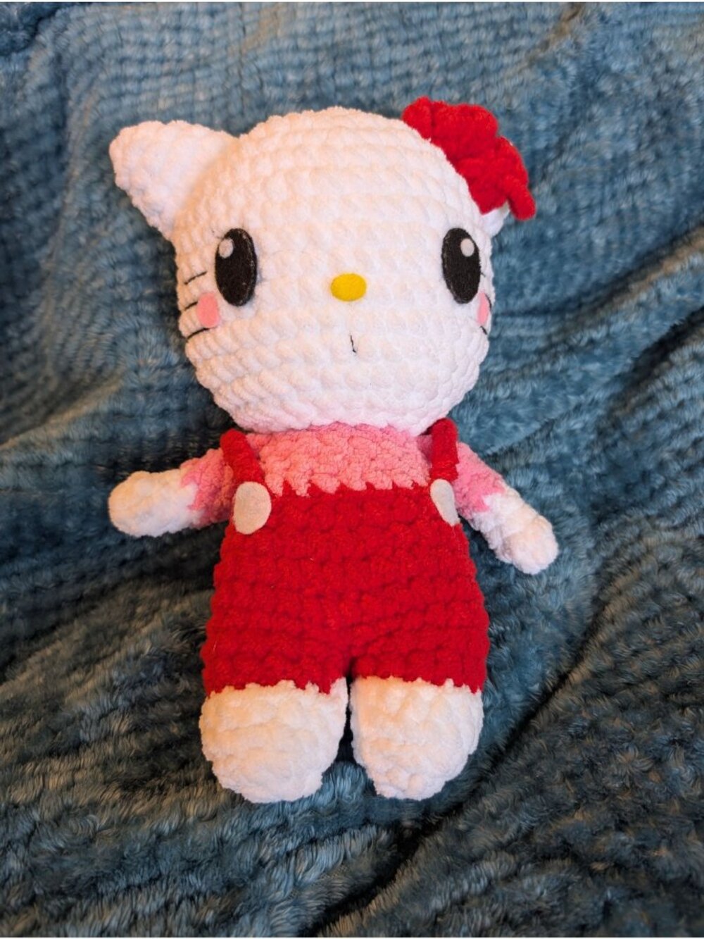 Handmade Hello Kitty Crochet Plushie Sanrio Soft
